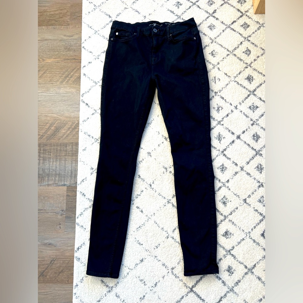 7 for all mankind high rise skinny jeans - size 29